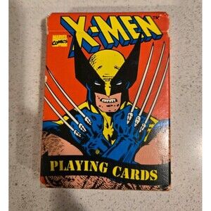 Vintage 1993 Comics X-Men Playing Cards Deck Marvel Wolverine